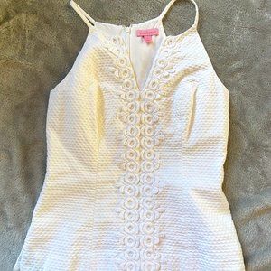 Perfect Condition Lily Pulitzer White Lace Detail Blouse